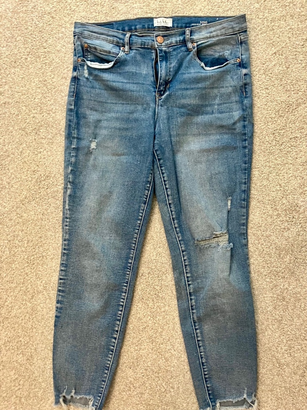 Nicole Miller SOHO High Rise Ankle Skinny
